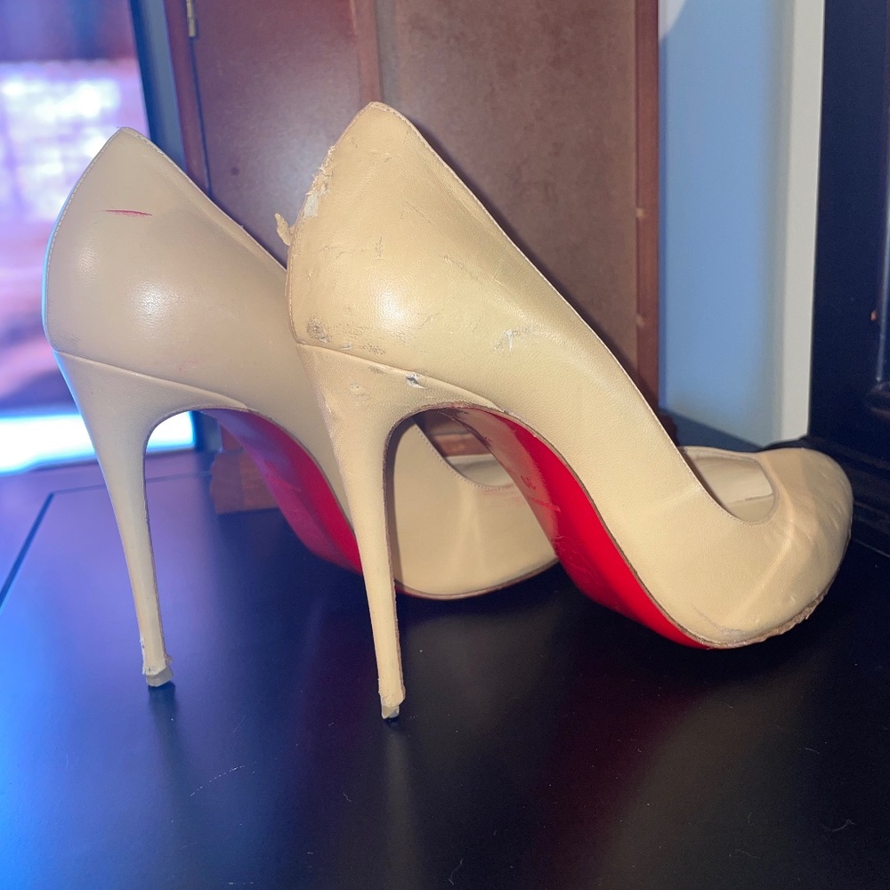 Tan Christian Louboutin Pumps